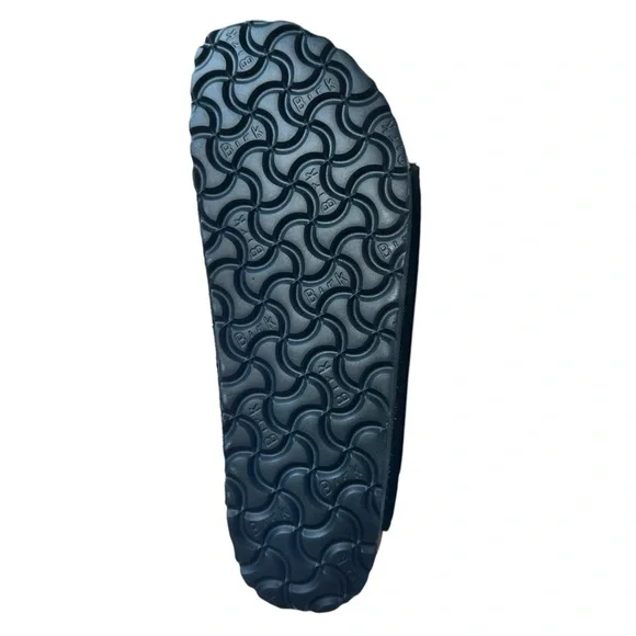 BIRKENSTOCK Arizona Soft Footbed Black Suede Leather Sandals US 8 8 1/2 A B New - Picture 15 of 16